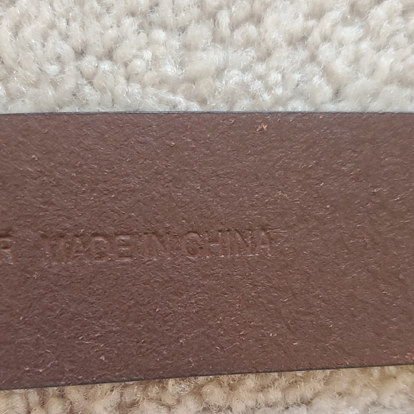 John Deere Brown Leather Belt - Picture 5 of 6